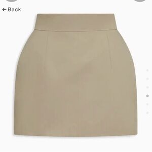 NWT Khy Structured Mini Skirt